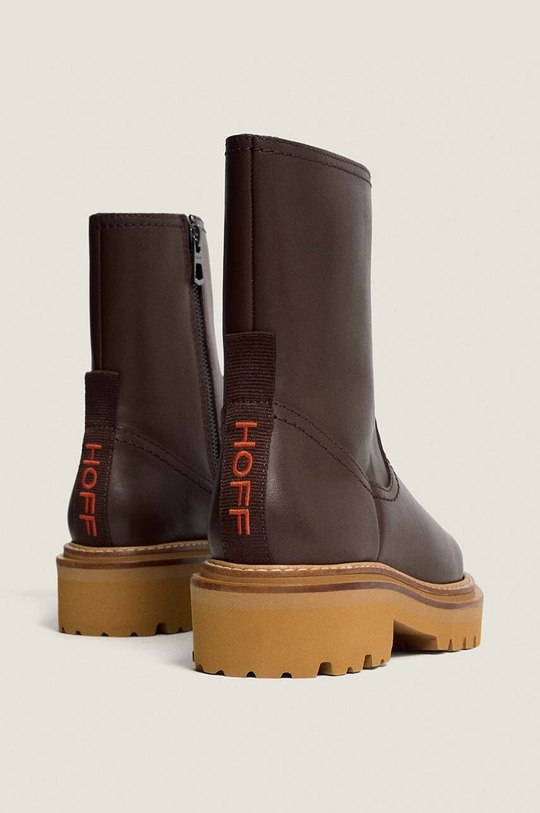 Обувки Кожени боти Hoff BOTA PIEL 22331004 кафяв