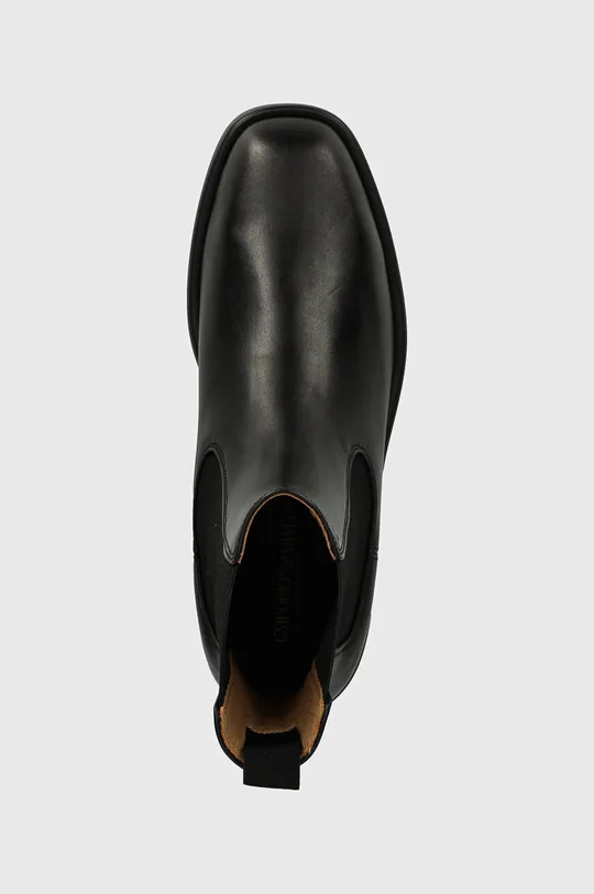 Шкіряні черевики Emporio Armani чорний EW000425.AF11991.UC001