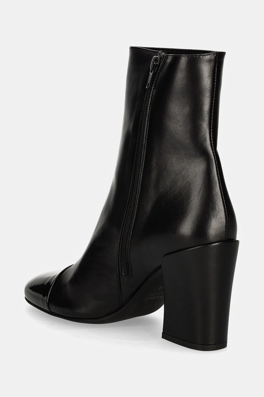 Scarpe Furla stivaletti alla caviglia in pelle Essential Ankle Boot YI65FNU.NE0000.O6000 nero