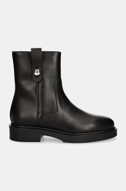 Δερμάτινες μπότες Furla Sfera Ankle Boot YI51CIT.WU0000.O6000 μαύρο AW24