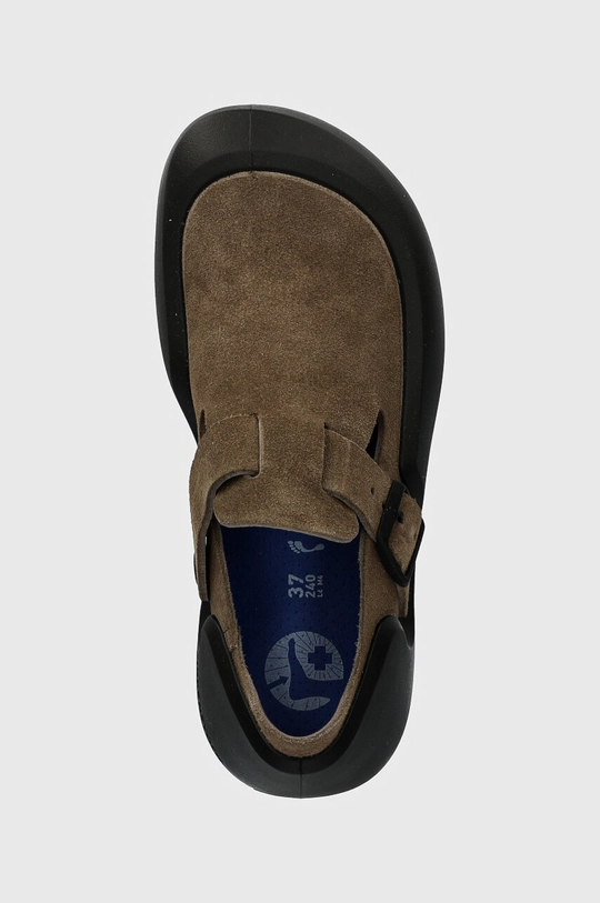 Туфли на низком ходу из нубука Birkenstock Reykjavik бежевый 1028129