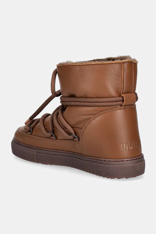 Scarpe Inuikii stivali da neve in pelle Full Leather 75202.087.Brown marrone