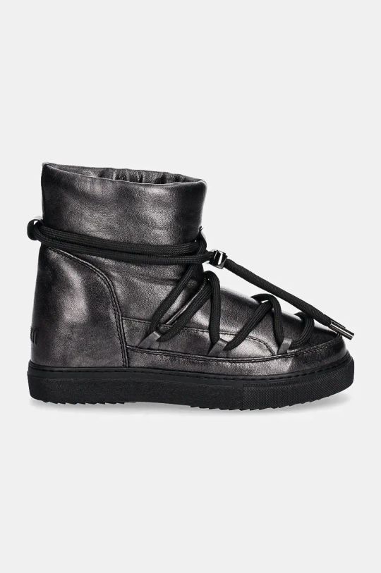 Кожаные сапоги Inuikii Full Leather Metallic 75203.095.Black чёрный AW24