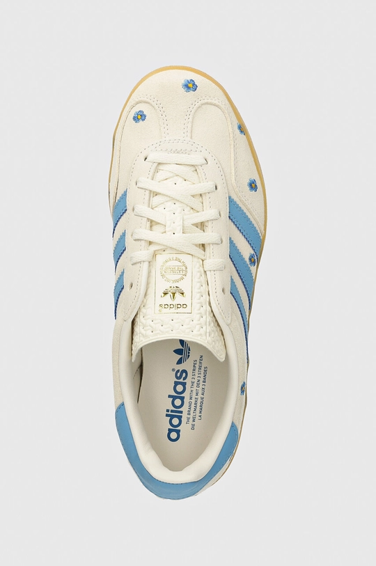 Σουέτ αθλητικά παπούτσια adidas Originals Gazelle Indoor W λευκό IF4491