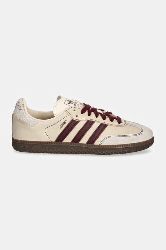 Semišové tenisky adidas Originals Samba OG W IG1987 béžová AW24