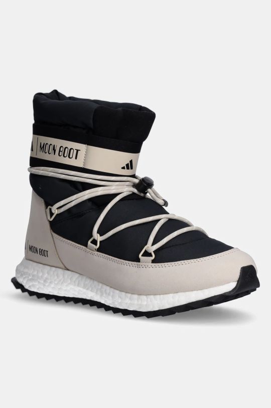 Μπότες χιονιού adidas x Moon Boot με κορδόνια μαύρο IH2489