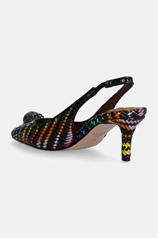 Încălțăminte Kurt Geiger London pantofi cu toc Belgravia Sling Back 9786909979.BLKOTH multicolor