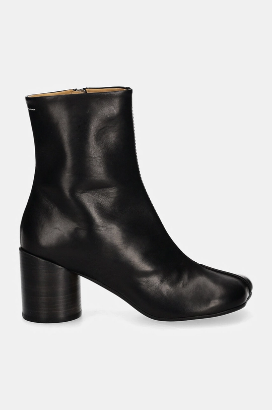 Кожени боти MM6 Maison Margiela S59WU0249.P5000 черен AW24