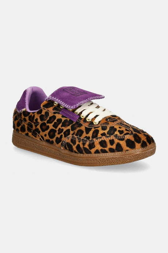 Steve Madden sneakers din piele Ethora-L plată maro SM11003527.969