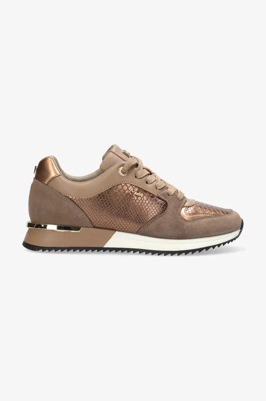 Sneakers boty Mexx FLEUR ELLEN semišová kůže hnědá MIKE1002243W.02