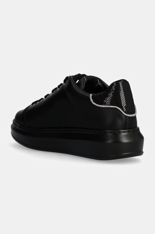 Scarpe Karl Lagerfeld sneakers in pelle KAPRI KL62538F.00X nero