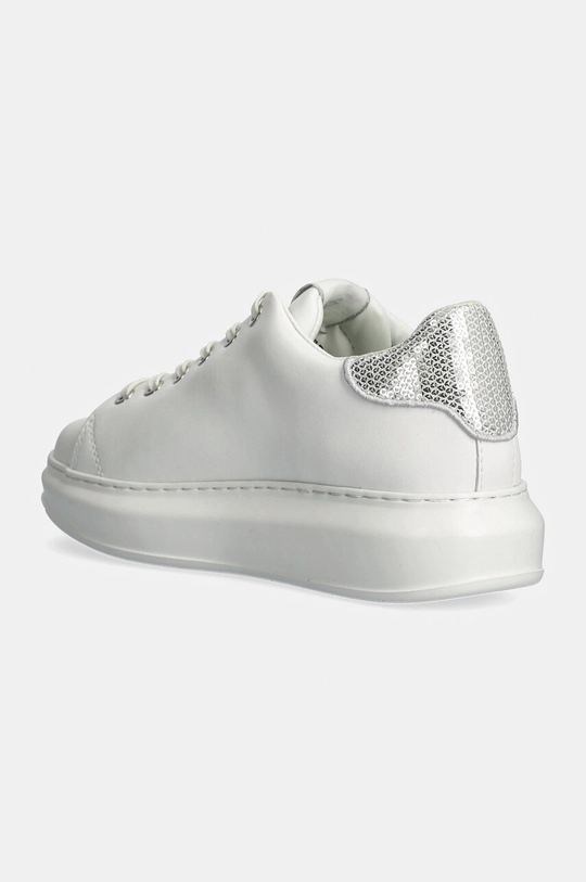 Scarpe Karl Lagerfeld sneakers in pelle KAPRI KL62538F.01S bianco