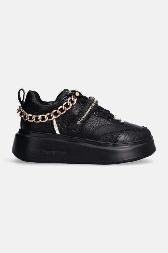 Karl Lagerfeld sneakers in pelle ANAKAPRI KL63543.00G nero AW24