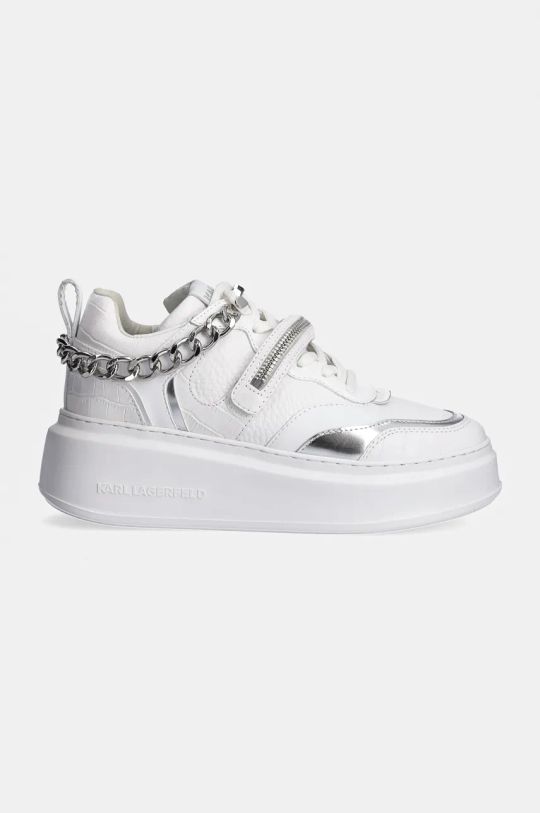 Karl Lagerfeld sneakers din piele ANAKAPRI KL63543.01S alb AW24