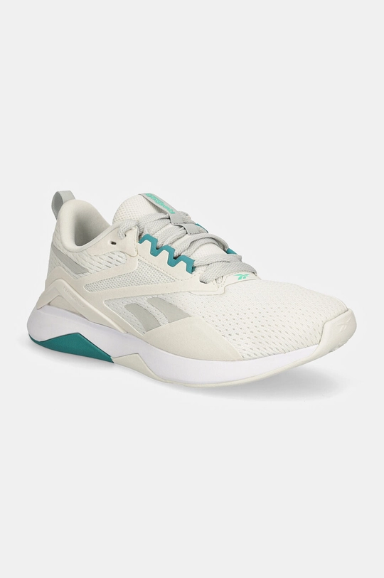 Αθλητικά παπούτσια Reebok Nanoflex TR 2 συνθετικό μπεζ 100211847