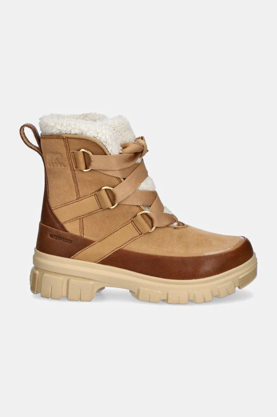 Шкіряні черевики Sorel TORINO V RESORT WP OUTDR 2106711253 коричневий AW24