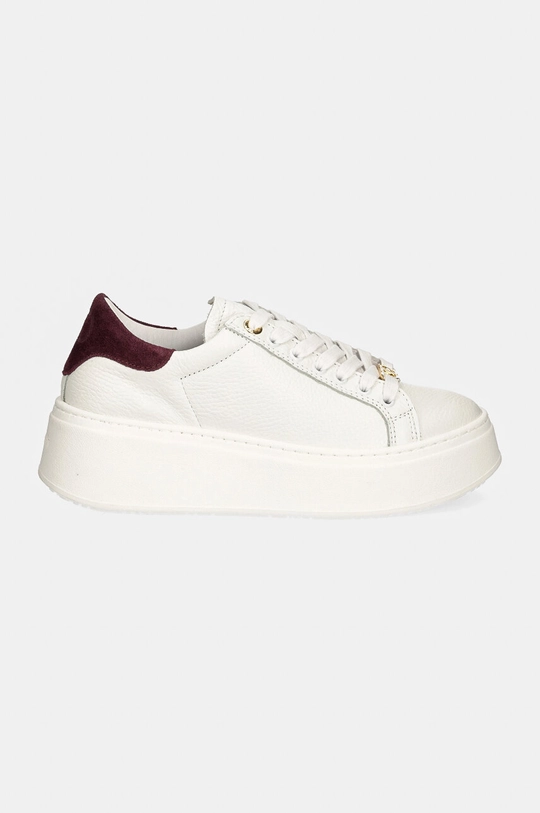 Twinset sneakers in pelle 242TGT184.11981 bianco AW24