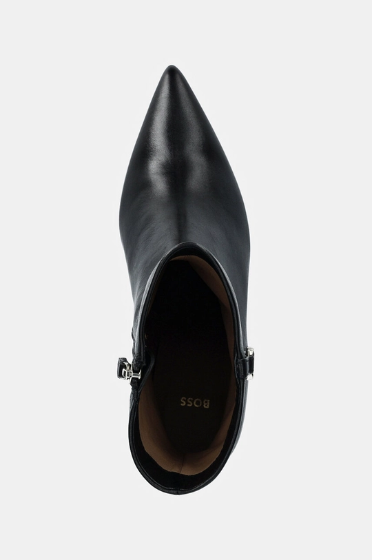 BOSS stivaletti alla caviglia in pelle Janet nero 50529810.001