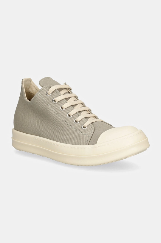 Високи кецове Rick Owens Low Sneaks текстилен сив DS02D2802.DO