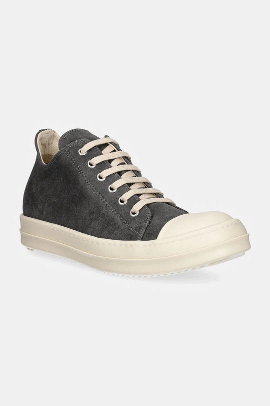 Високи кецове Rick Owens Low Sneaks текстилен сив DS02D2802.SCF