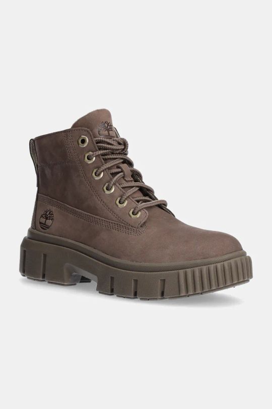 Semišové workery Timberland Greyfield semišová koža hnedá TB0A2FT6EM51