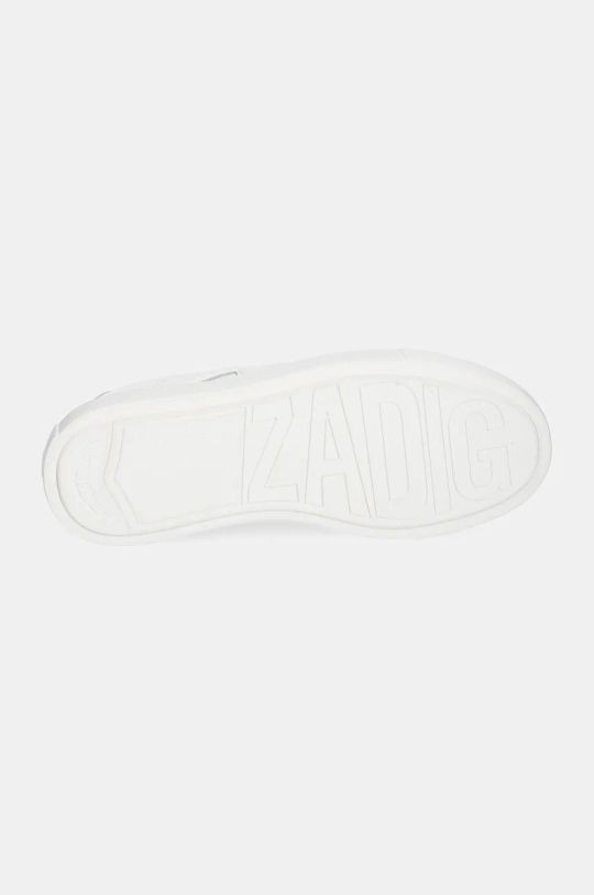 Kožené sneakers boty ZADIG&VOLTAIRE La Flash SWSN00426 bílá