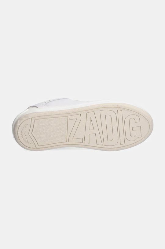 Kožené sneakers boty ZADIG&VOLTAIRE Wings SWSN00523 bílá