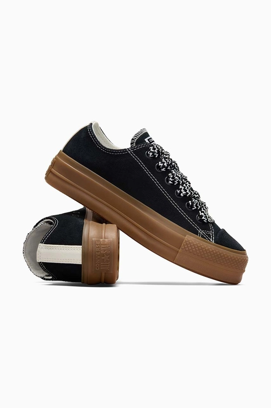 Πάνινα παπούτσια Converse Chuck Taylor All Star Lift μαύρο A08306C