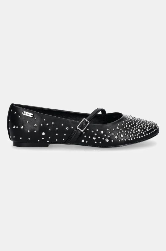 Μπαλαρίνες Pepe Jeans DIANE SHINY PLS10425 μαύρο AW24