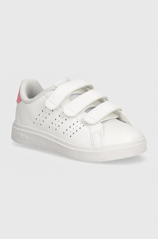 biały adidas sneakersy dziecięce ADVANTAGE BASE 2.0 CF C Dziewczęcy