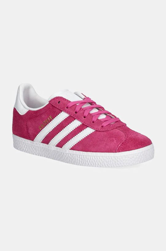 Детски велурени маратонки adidas Originals GAZELLE C изкуствена кожа розов IF9806