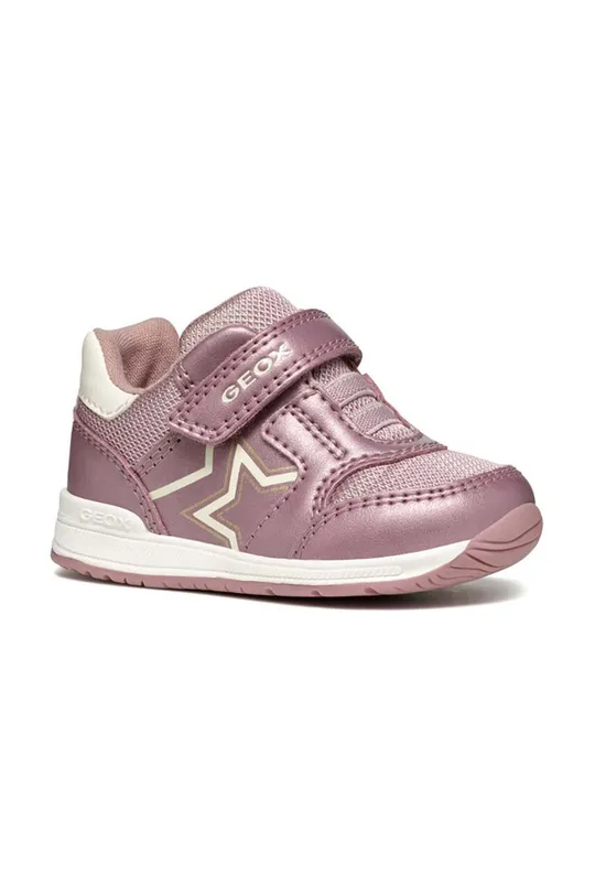 ροζ Παιδικά αθλητικά παπούτσια Geox RISHON Για κορίτσια