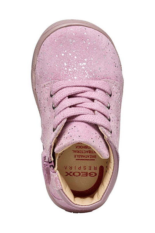 Geox scarpe basse in pelle scamosciata bambini MACCHIA B464PA.077AJ. rosa