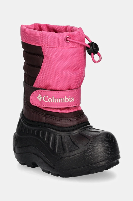 Columbia stivali da neve bambini POWDERBUG SNOWLITE tessile rosa 2078922.G