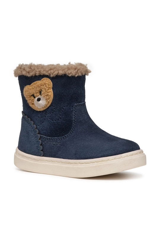 Geox scarpe invernali in pelle scamosciata bambino/a NASHIK isolamento sintetico blu navy B463HA.00022.20.23