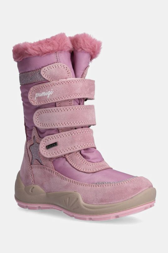 Primigi scarpe invernali bambini pelle scamosciata rosa 6878433.25.30