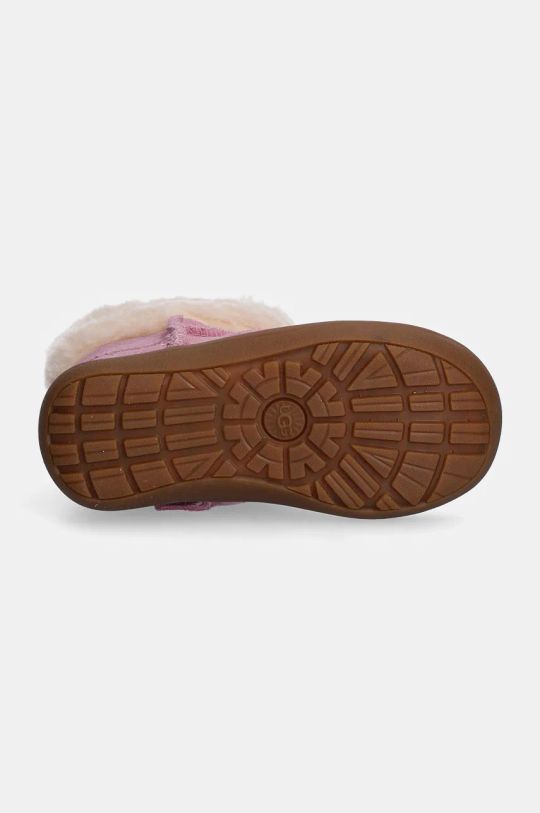 UGG śniegowce zamszowe dziecięce SAMMEE IRIDESCENSTARS 1157633T.G różowy