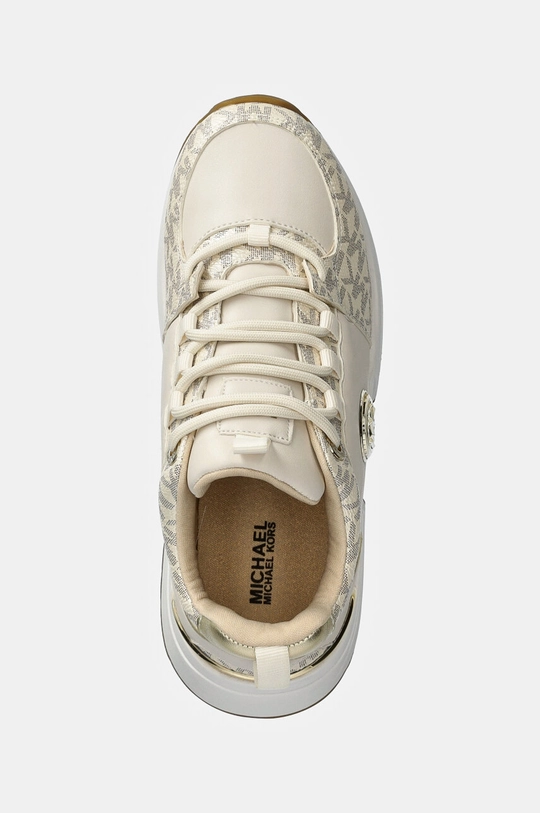 Michael Kors sneakers pentru copii COSMO LOGO bej MK101036