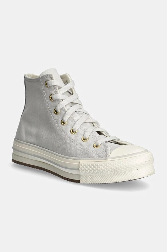 Converse tenisi copii CHUCK TAYLOR ALL STAR EVA LIFT gri A10382C