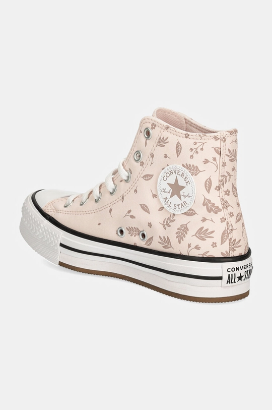 Dziewczynka Converse trampki dziecięce CHUCK TAYLOR ALL STAR EVA LIFT A08397C różowy