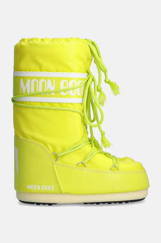 Moon Boot śniegowce dziecięce ICON NYLON 80D1400440 zielony AW24