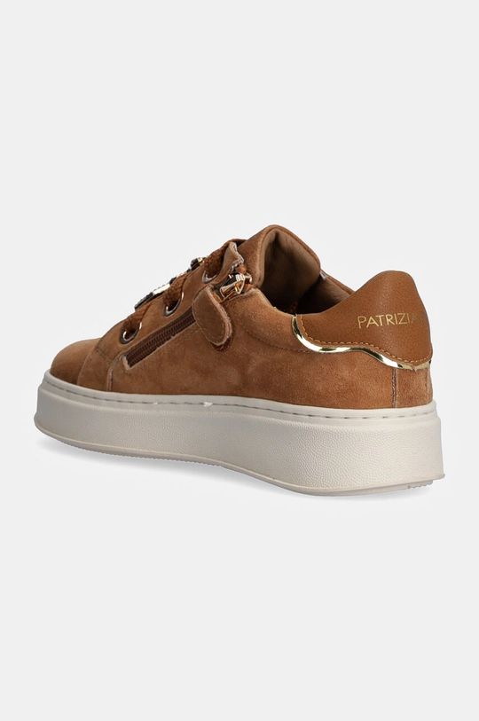 Fete Patrizia Pepe sneakers pentru copii PPJ855.31.34 maro