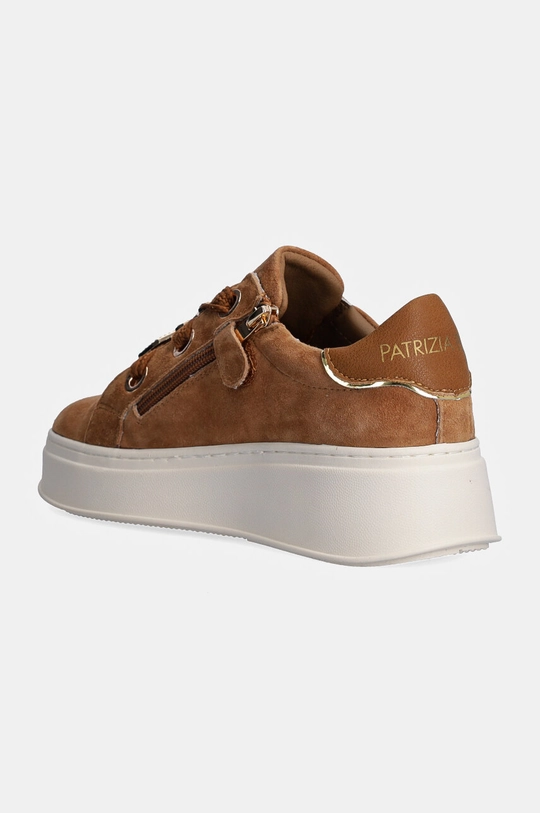 DÍVKA Dětské sneakers boty Patrizia Pepe PPJ855.35.41 hnědá