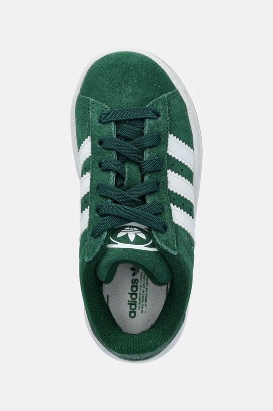 adidas Originals sneakersy zamszowe dziecięce CAMPUS 00s EL C zielony JI4332