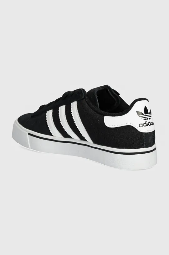 Хлопчик Дитячі шкіряні кросівки adidas Originals CAMPUS VULC IH8038 чорний