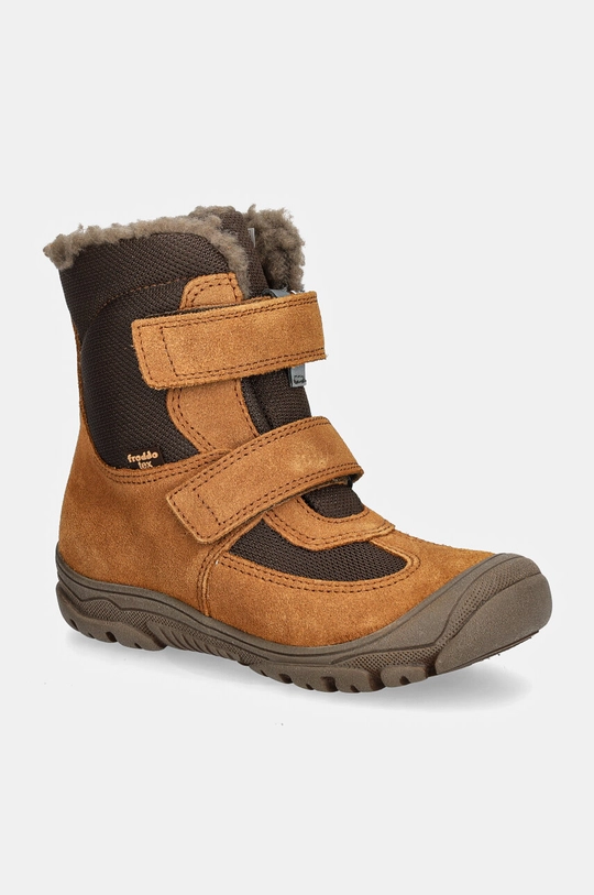 Froddo scarpe invernali bambini LINZ WOOL TEX HIGH pelle scamosciata marrone G3160229.31.35