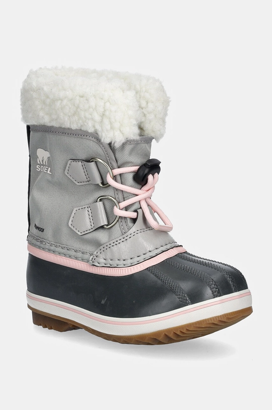 Sorel stivali da neve bambini CHILDRENS YOOT PAC tessile grigio 2114112