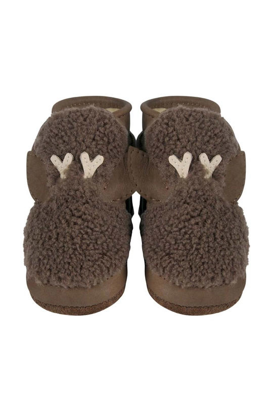 Бебешки обувки Donsje Richy Booties Stag кафяв 1033807.