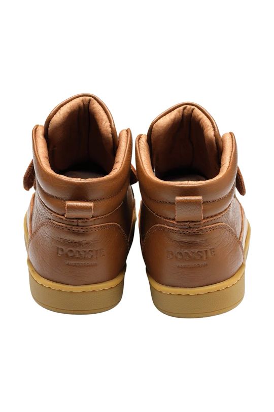 Donsje scarpe da ginnastica per bambini in pelle Mika Sneakers Bear marrone 2024801.29.33