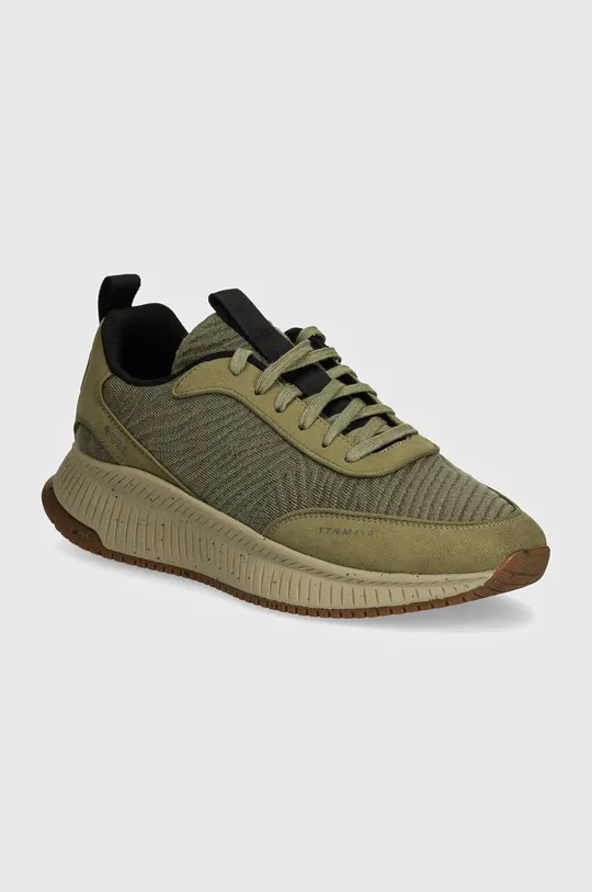 BOSS sneakers TTNM EVO finto camoscio verde 50517897.302